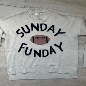Womens Sunday Funday Moon and Madison sweater size Small NWT